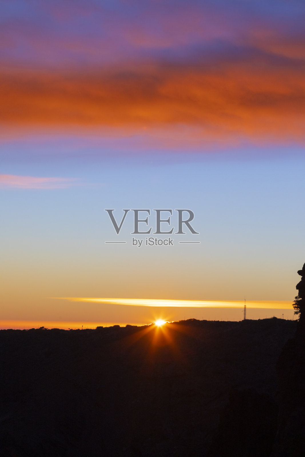 拉帕尔马岛火山喷发：老峰火山喷气孔照片摄影图片