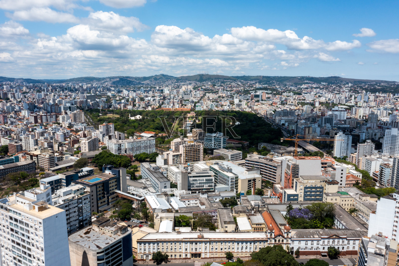 巴西阿雷格里港鸟瞰图照片摄影图片