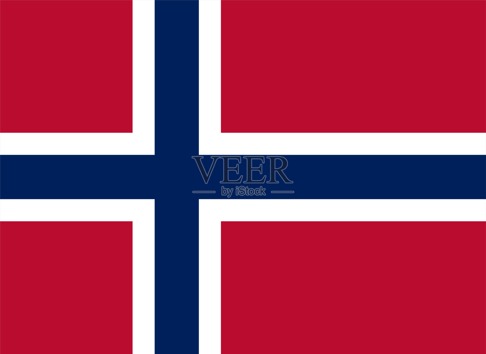 挪威国旗向量插画图片素材