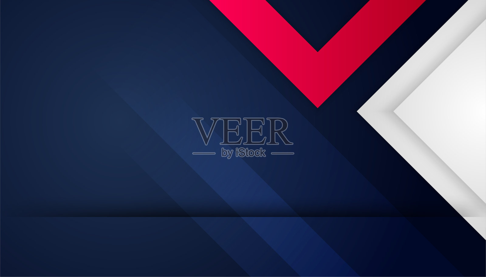 现代蓝、红、黑、白抽象呈现背景与企业概念插画图片素材