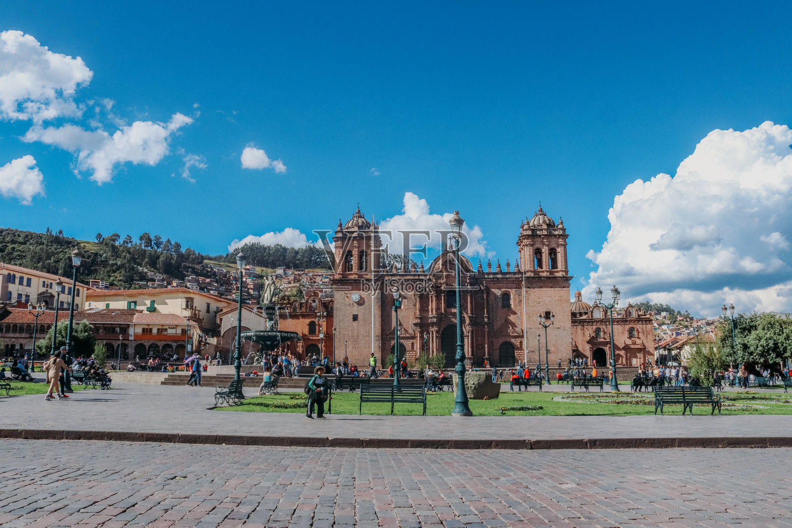 秘鲁库斯科主广场照片摄影图片