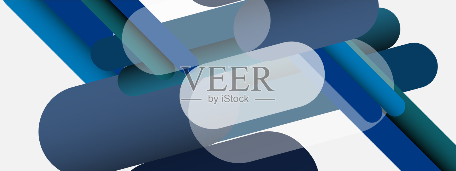 抽象背景圆形线条插画图片素材