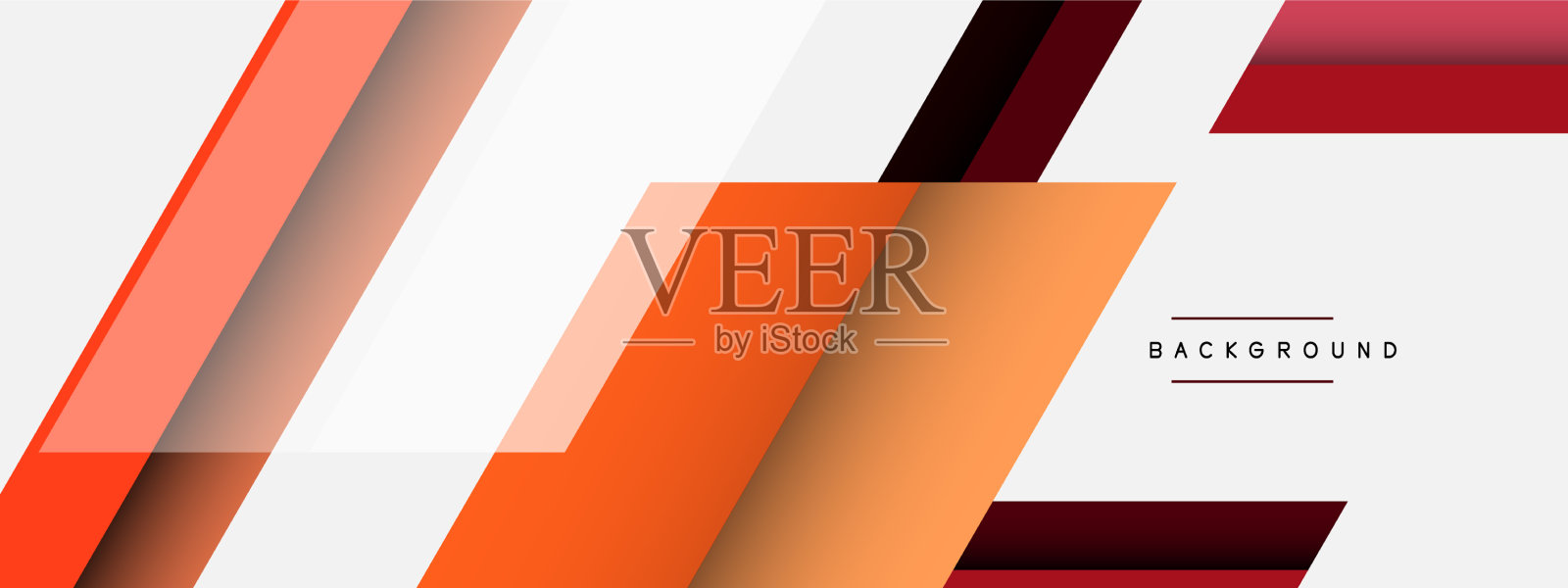 背景抽象重叠色插画图片素材