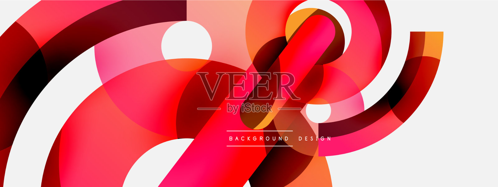 圆抽象背景插画图片素材