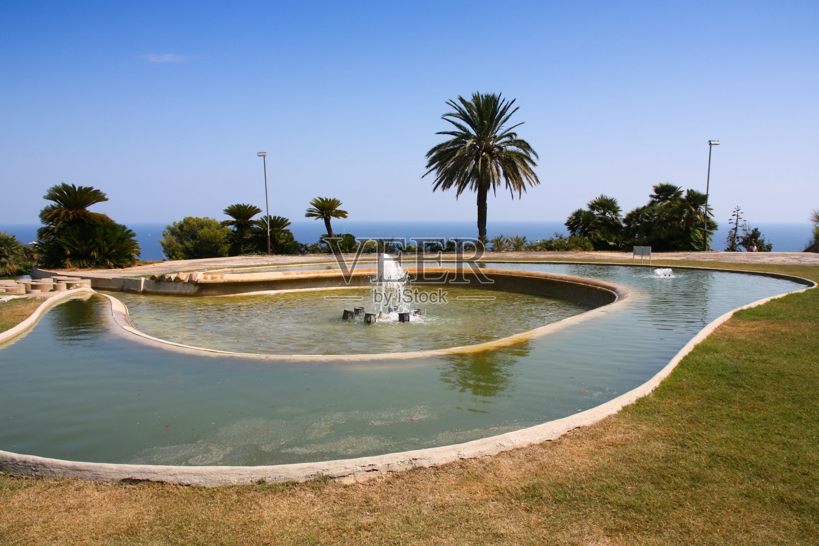 巴塞罗那米拉多花园公园照片摄影图片