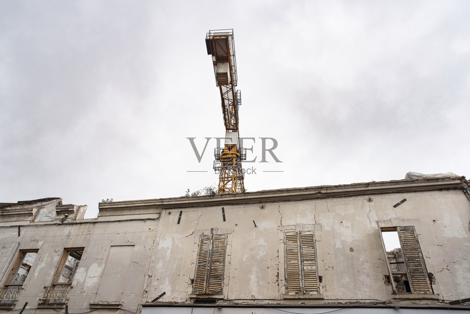 建筑施工现场照片摄影图片