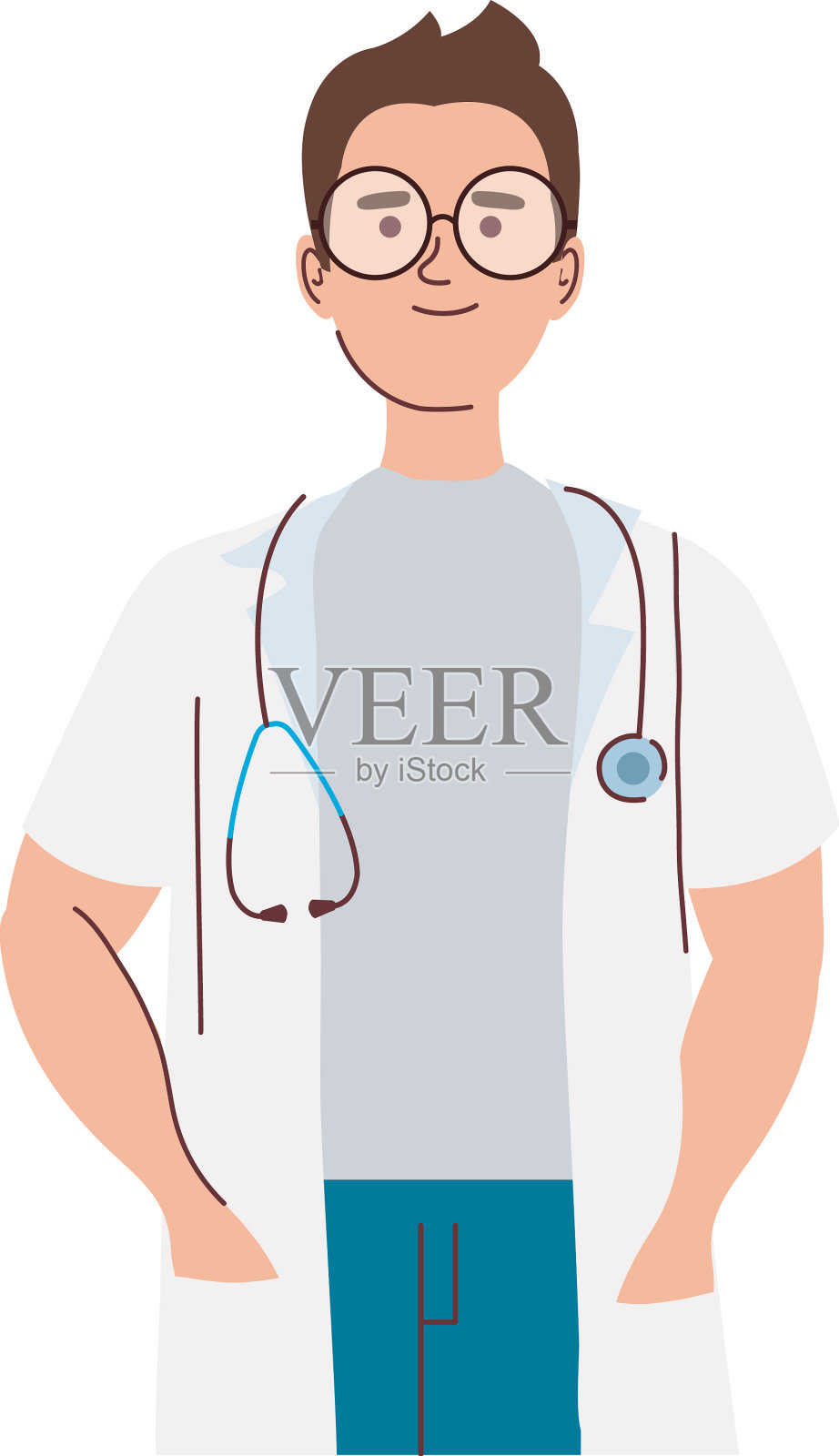 男医生专业设计元素图片