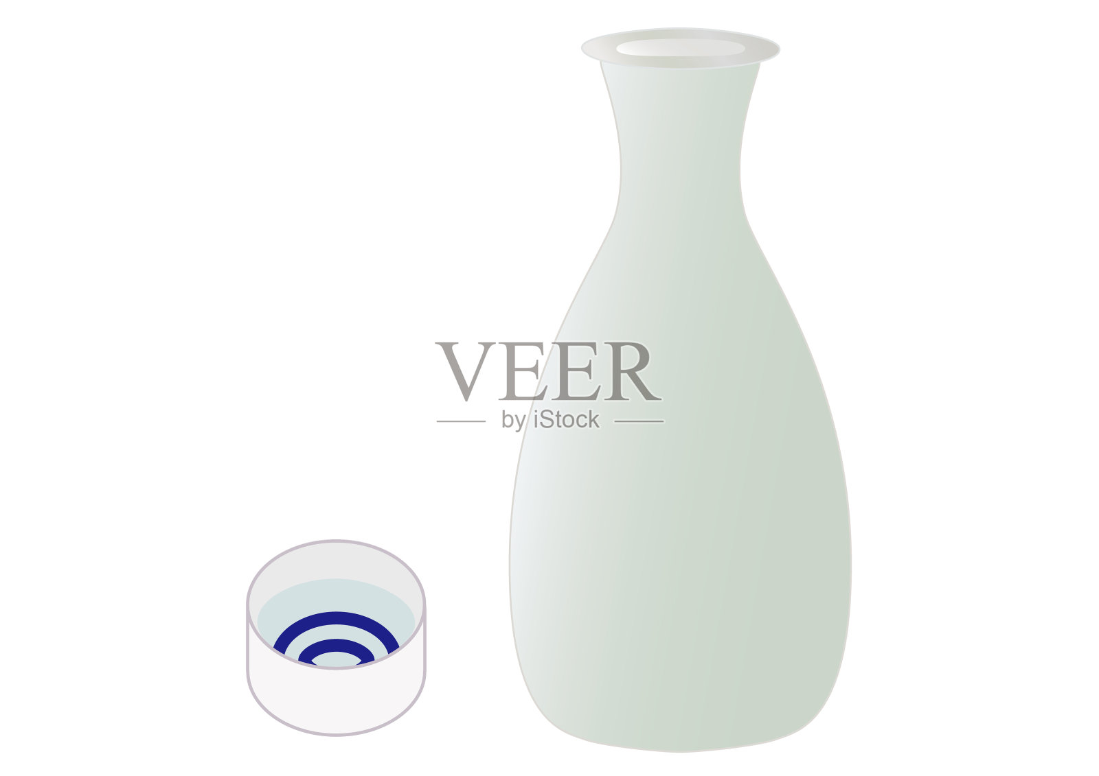 Tokuri(玻璃)插画图片素材