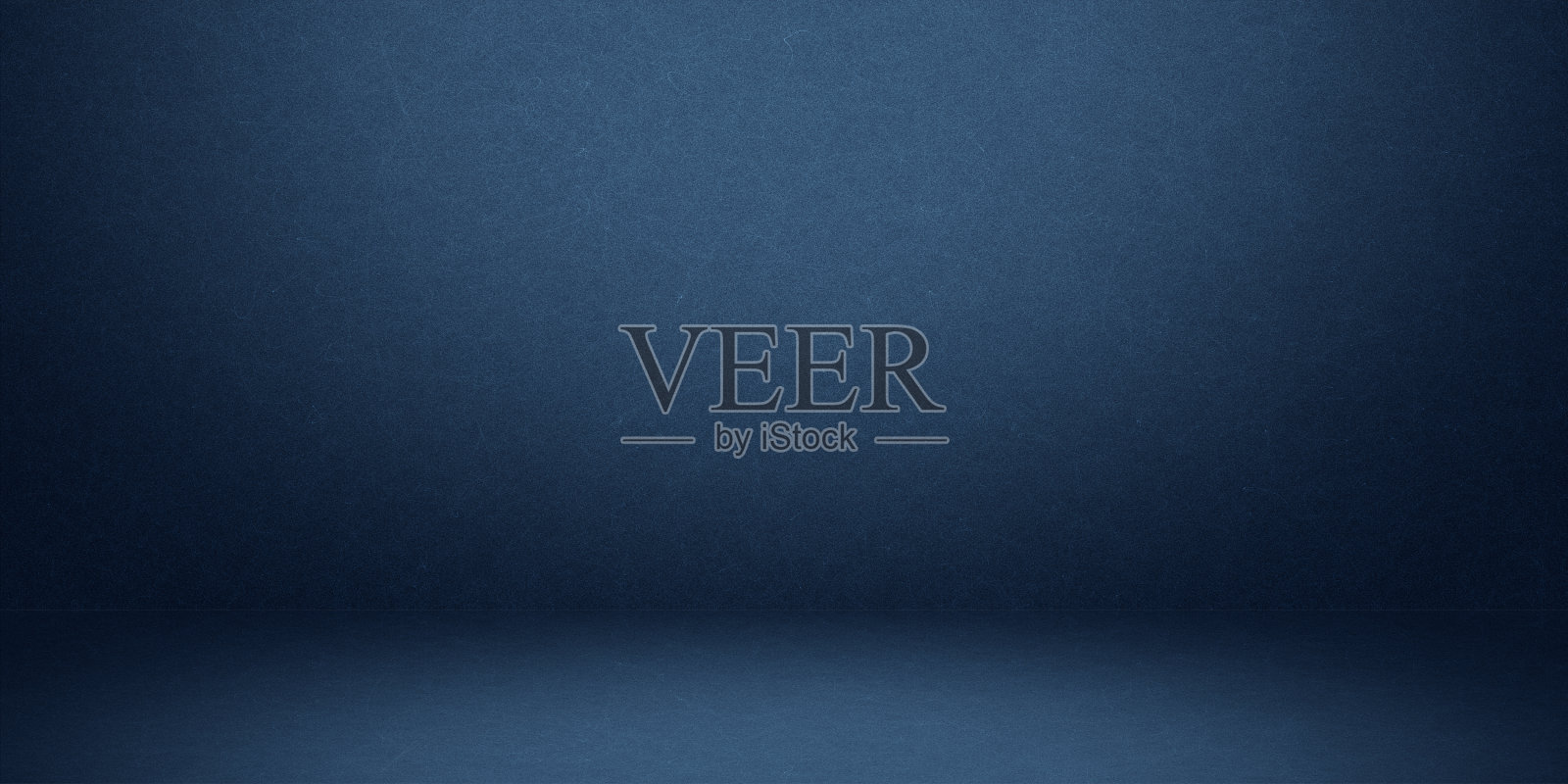 蓝色背景，抽象墙面的工作室房间，可以用来呈现你的产品插画图片素材