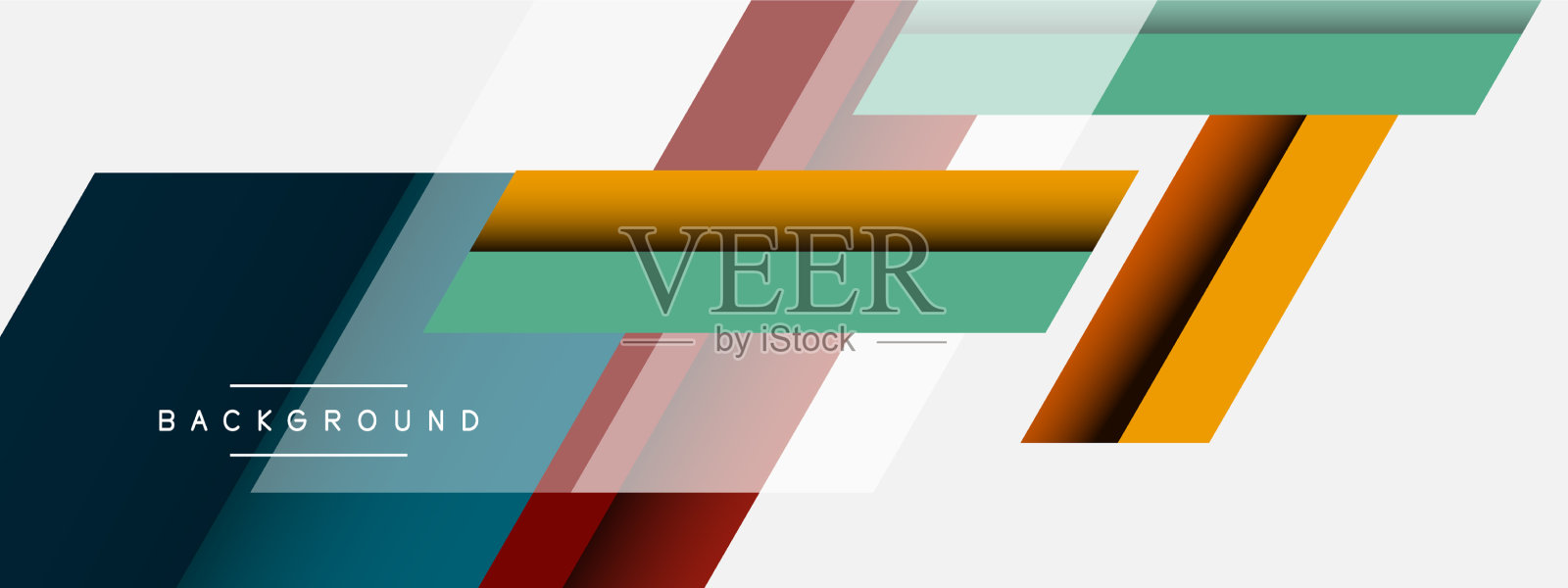 背景抽象重叠色插画图片素材