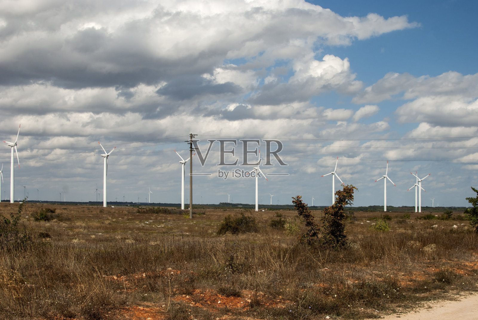 风力涡轮机的风景照片摄影图片