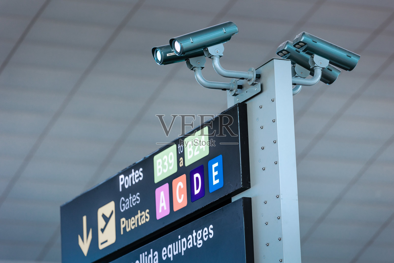 机场保安摄影机照片摄影图片