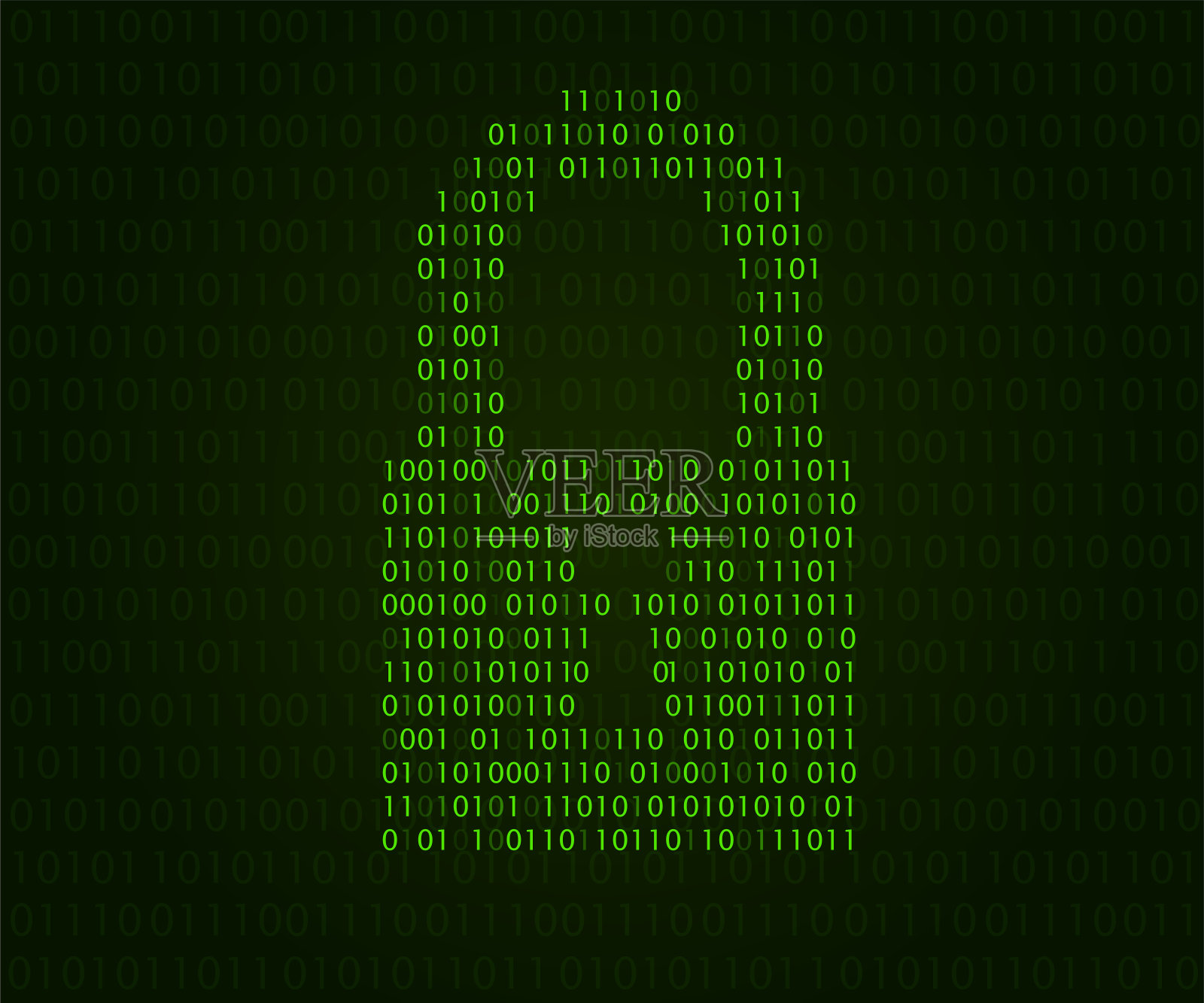 网络安全、互联网及网络概念。持有锁。插画图片素材