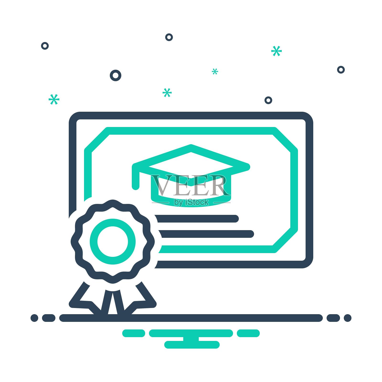 大师postgraduat插画图片素材