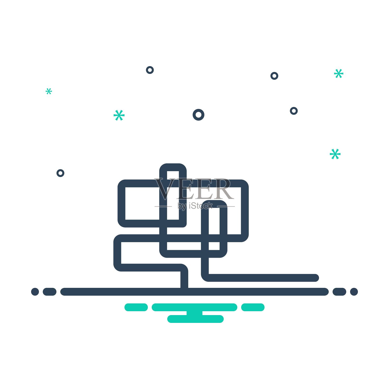 混乱混乱插画图片素材