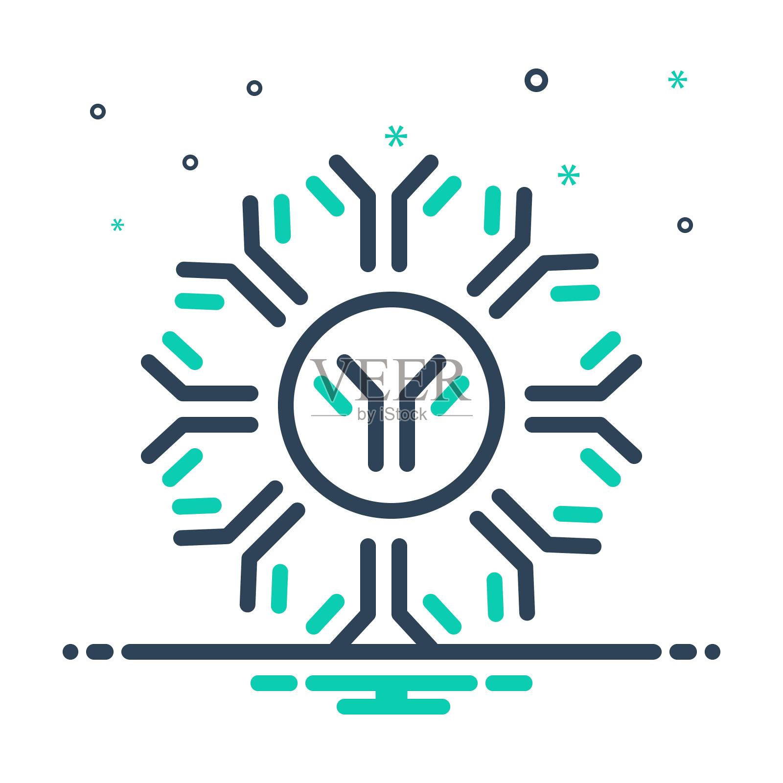 抗体抗生素插画图片素材