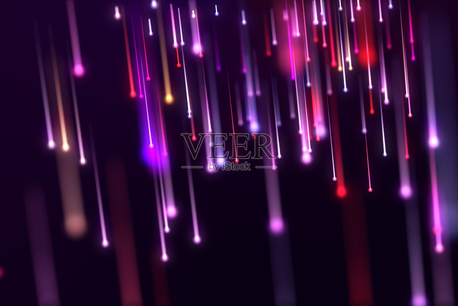 彩色抽象流星雨背景照片摄影图片