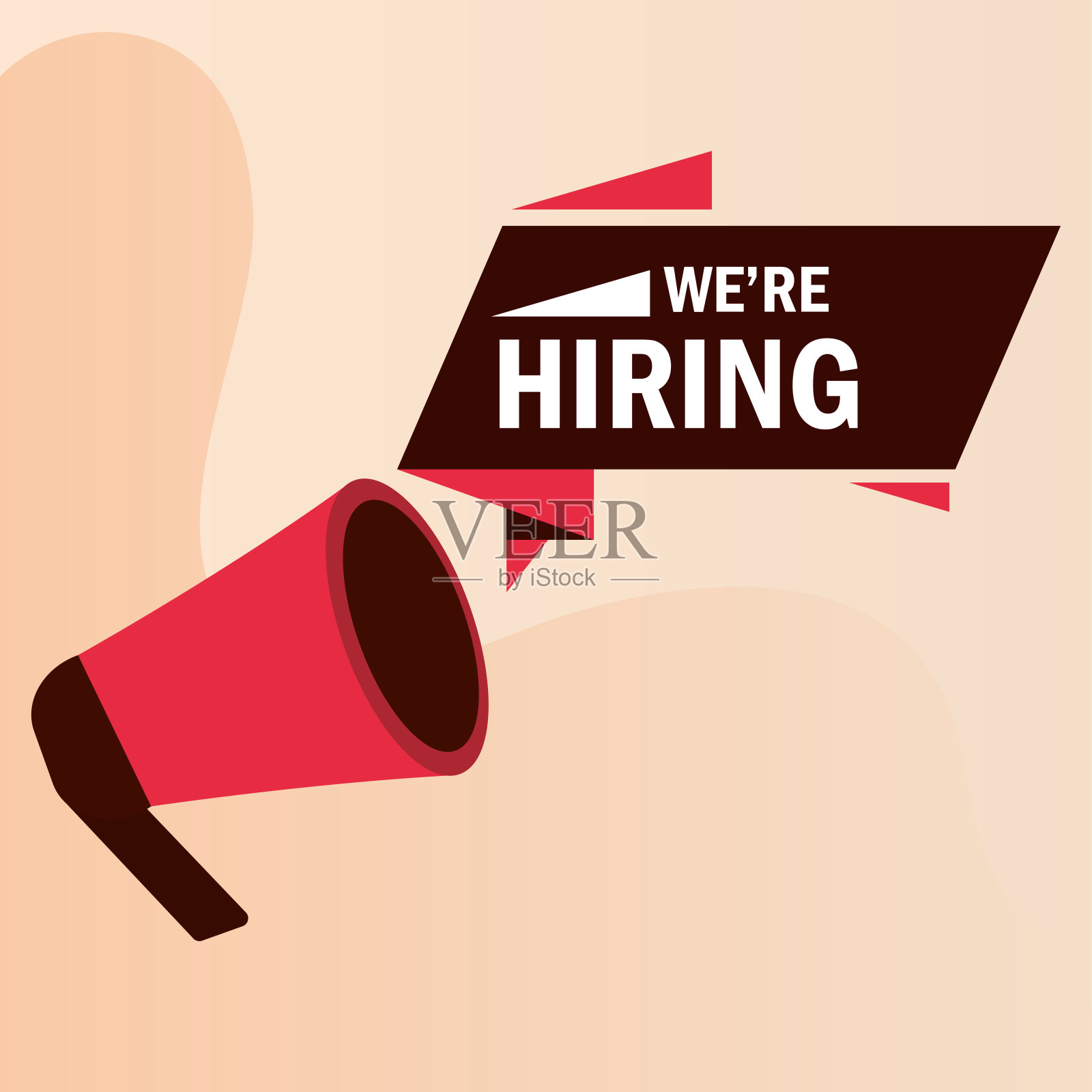 在招市场营销插画图片素材