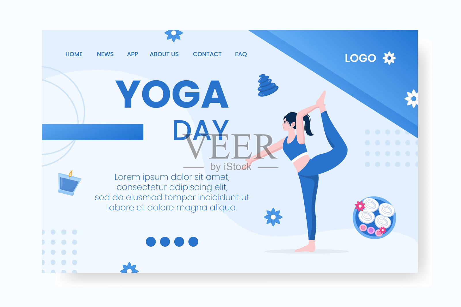 适合于社交媒体，饲料，卡片，问候，印刷和网络互联网广告的方形背景插图编辑插画图片素材