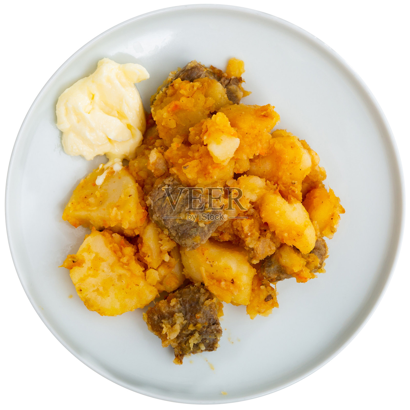 土豆炖牛肉照片摄影图片