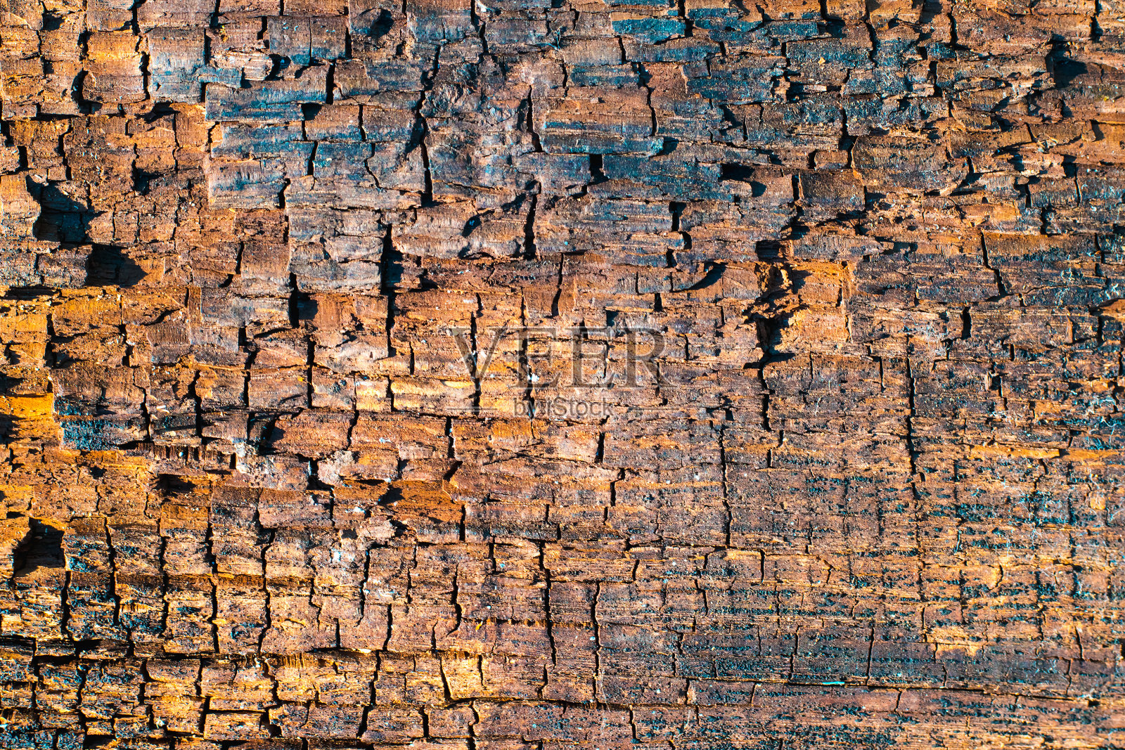 复古木材的彩色纹理。照片摄影图片