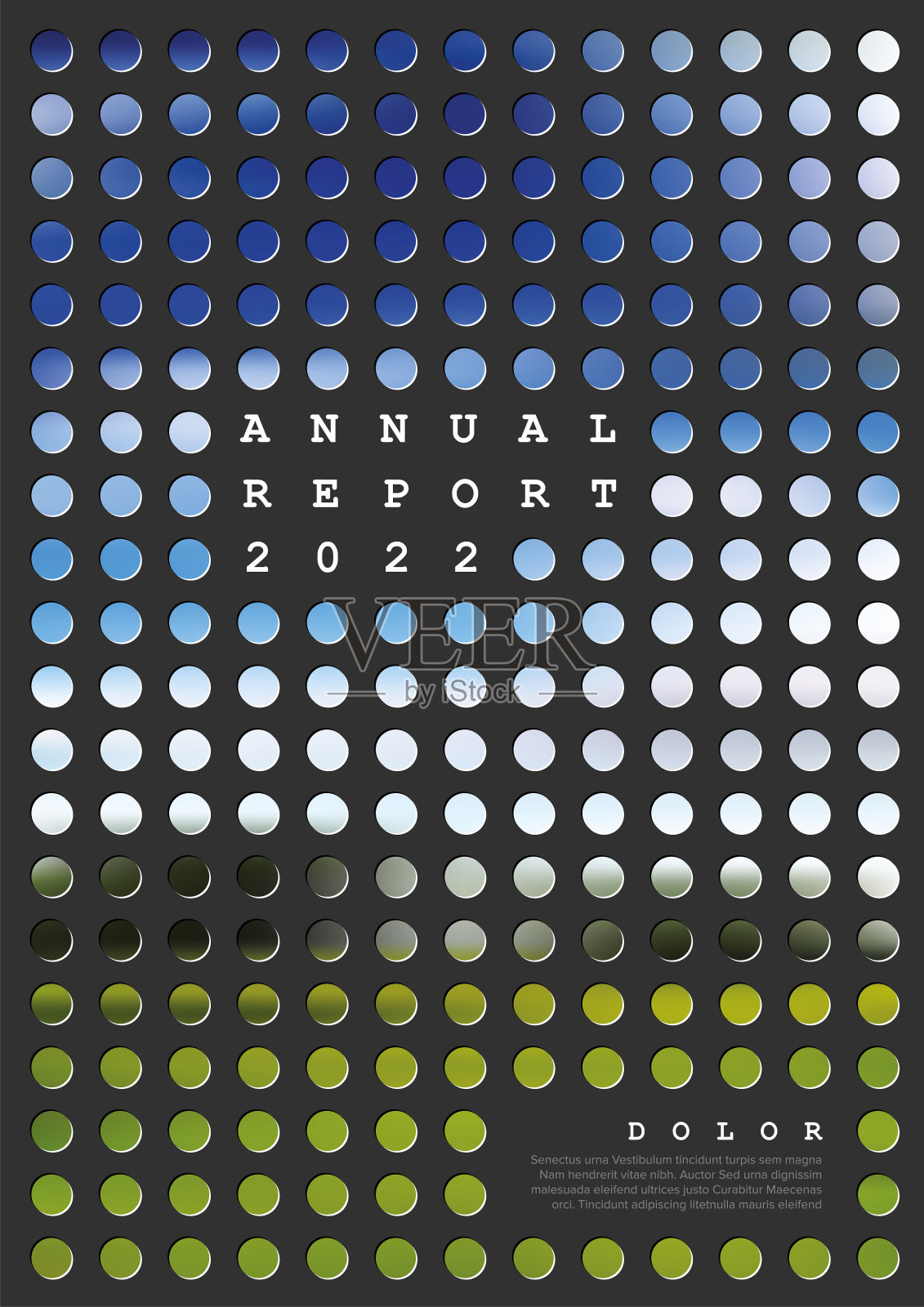 暗年度报告封面页模板与照片设计模板素材