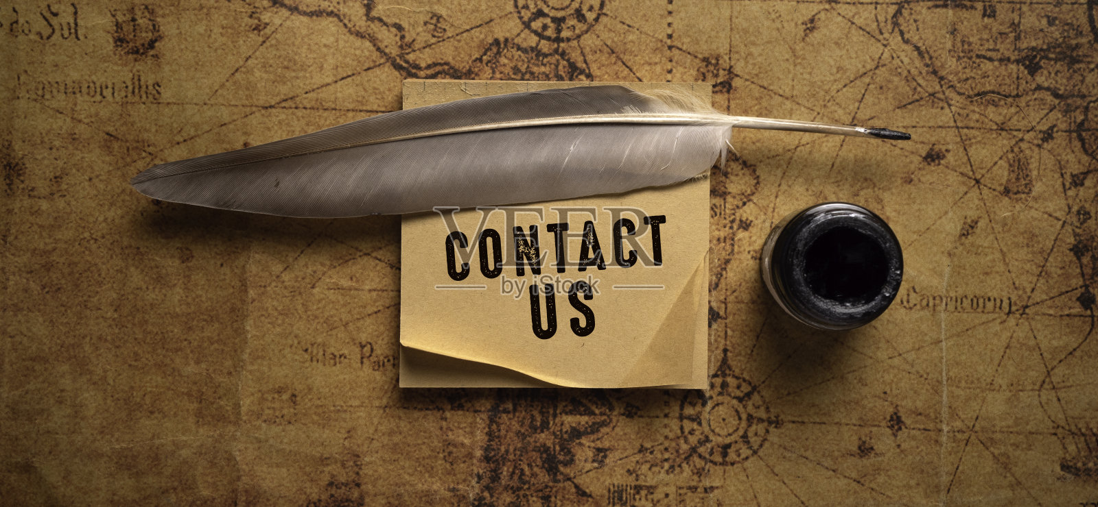 Contact Us Word的特写照片摄影图片