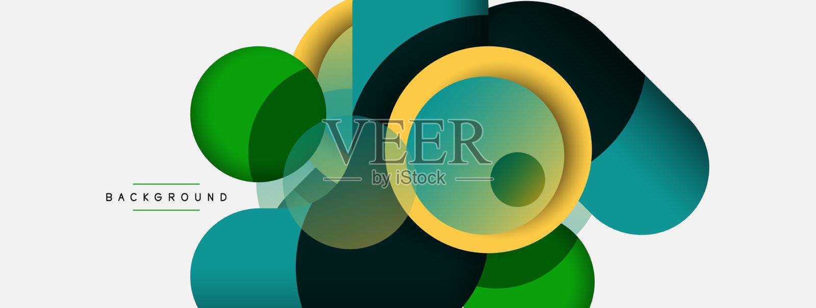 圆形和圆形形状抽象的背景插画图片素材