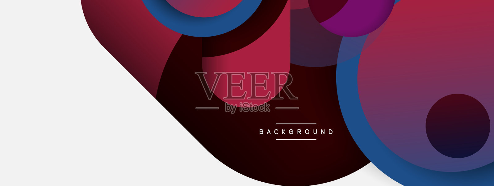 圆形和圆形形状抽象的背景插画图片素材