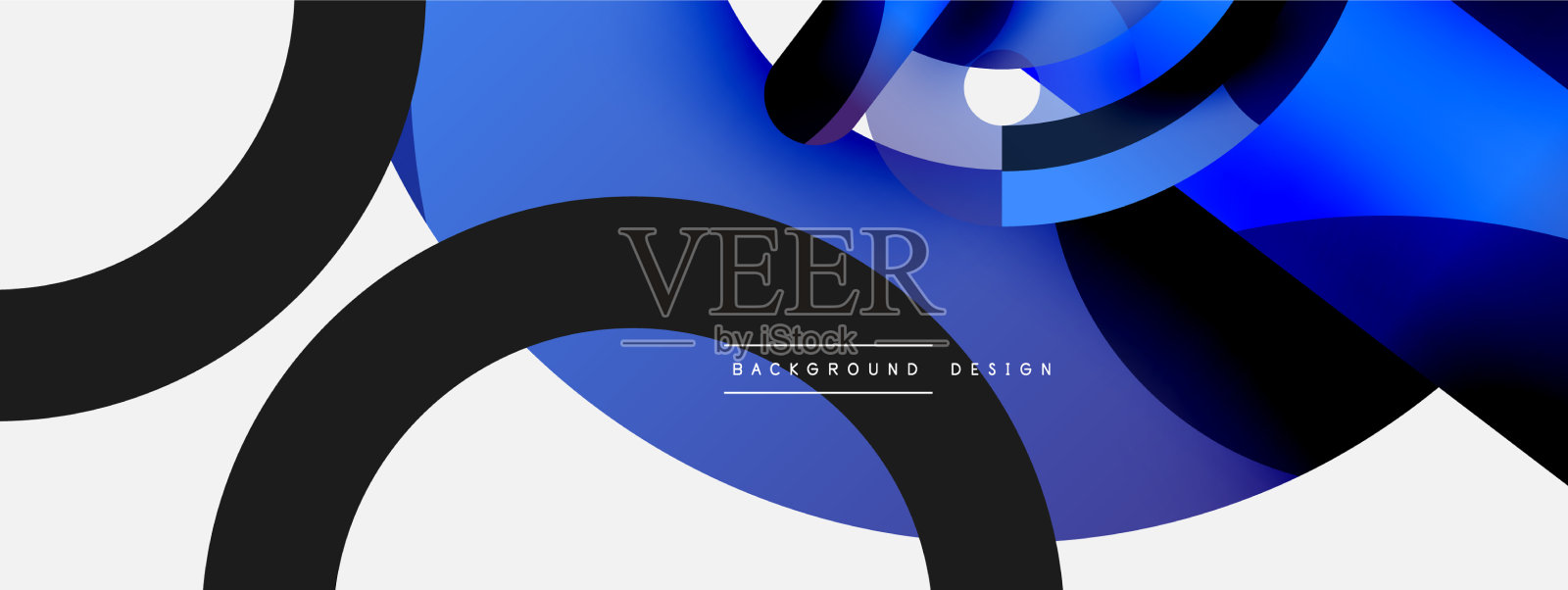 圆形和其他几何形状插画图片素材