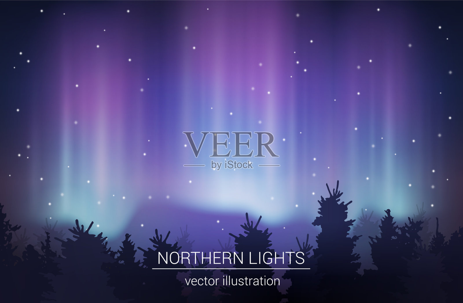 北极北欧化工现实插画图片素材