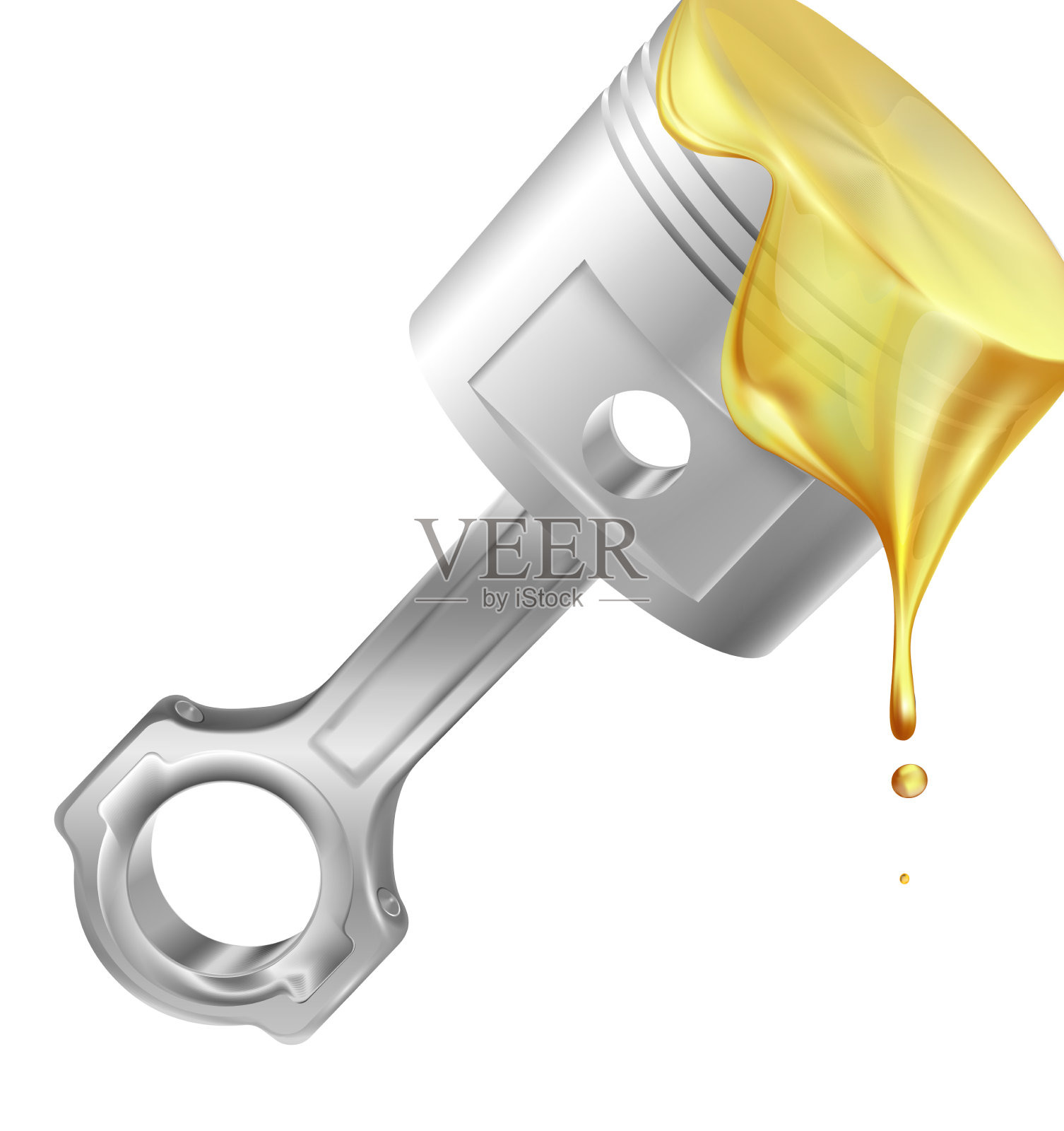 含油活塞设计元素图片