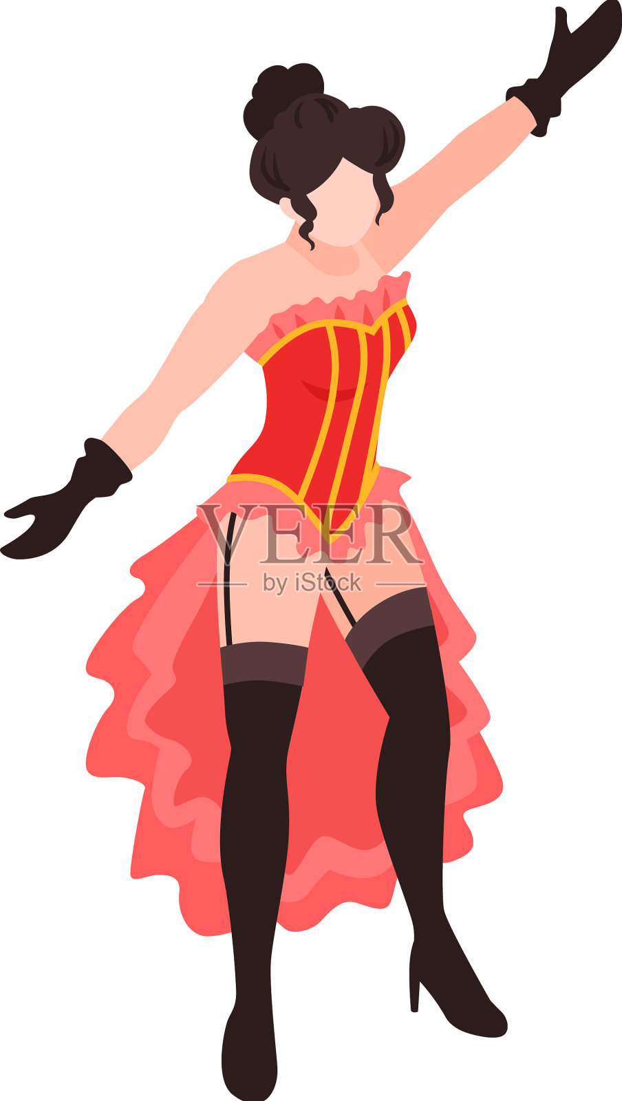 魔术师性感的助理构图设计元素图片