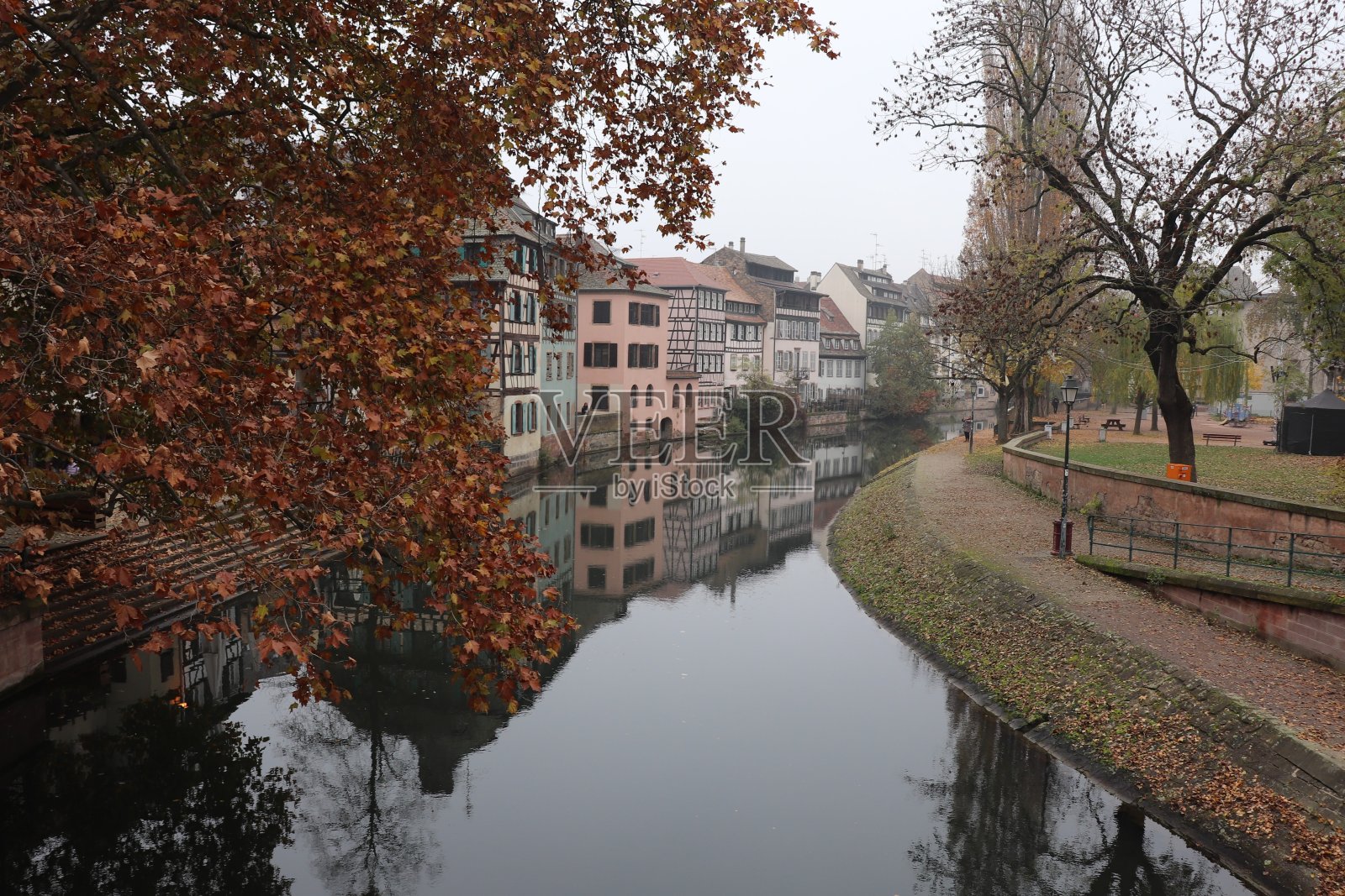 斯特拉斯堡-小法国的运河照片摄影图片