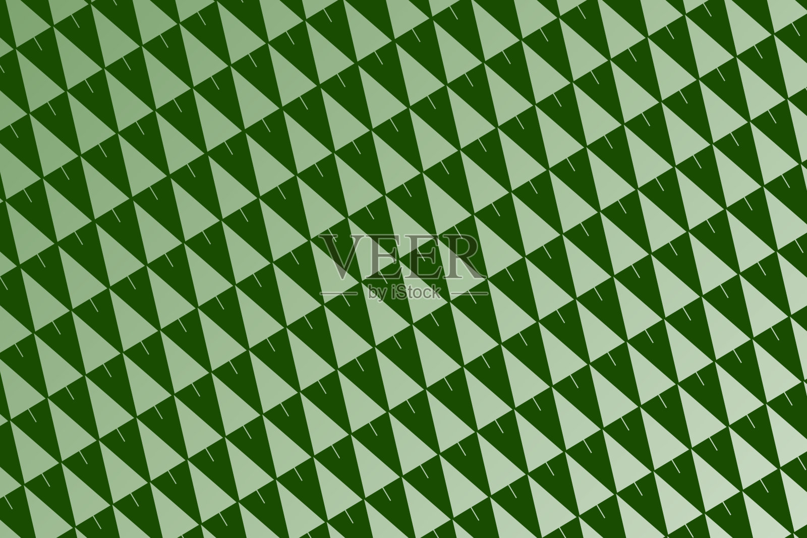 闪亮的绿色背景图形与圣诞树图案对角线插画图片素材