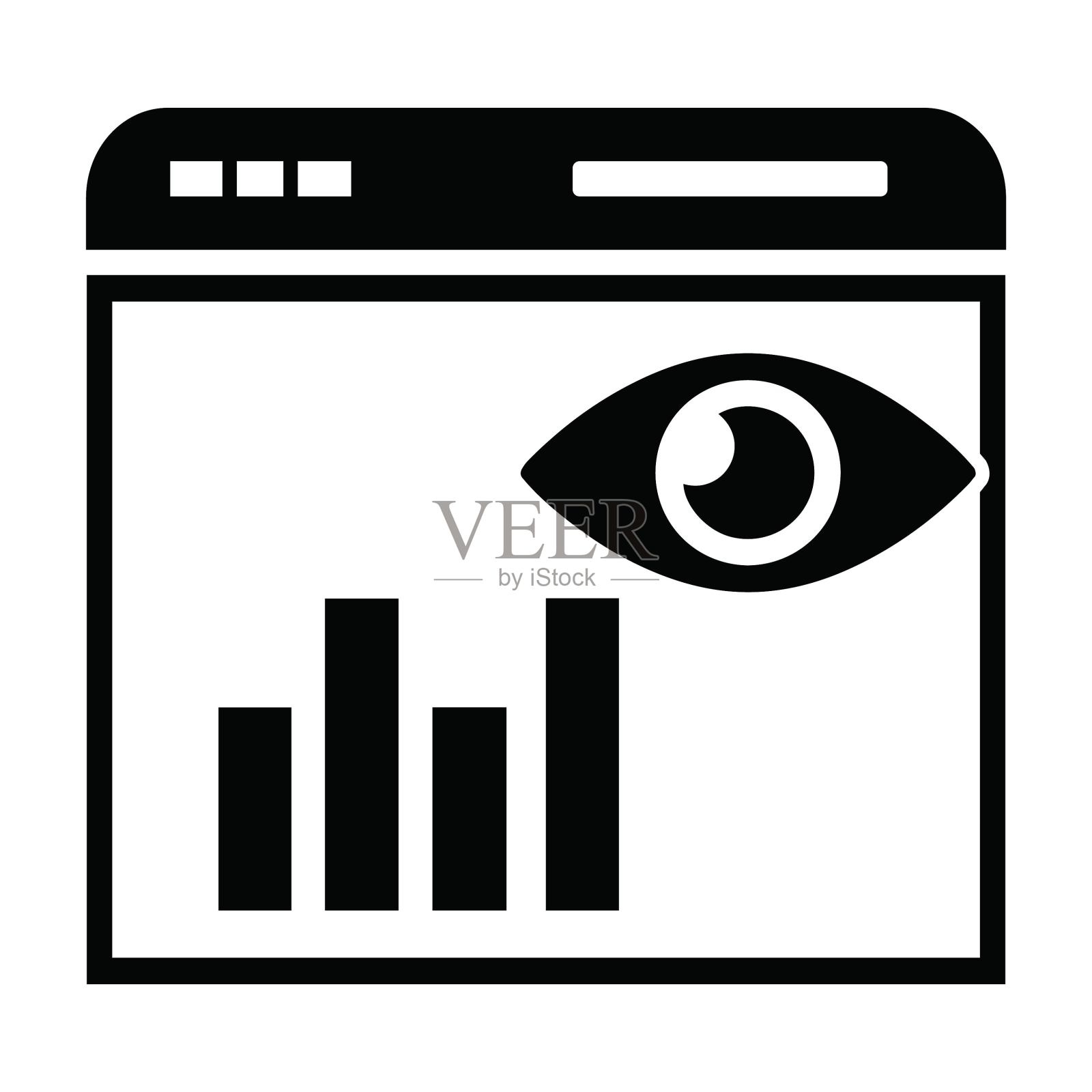 印象，报告，分析，分析，查看图标图标素材