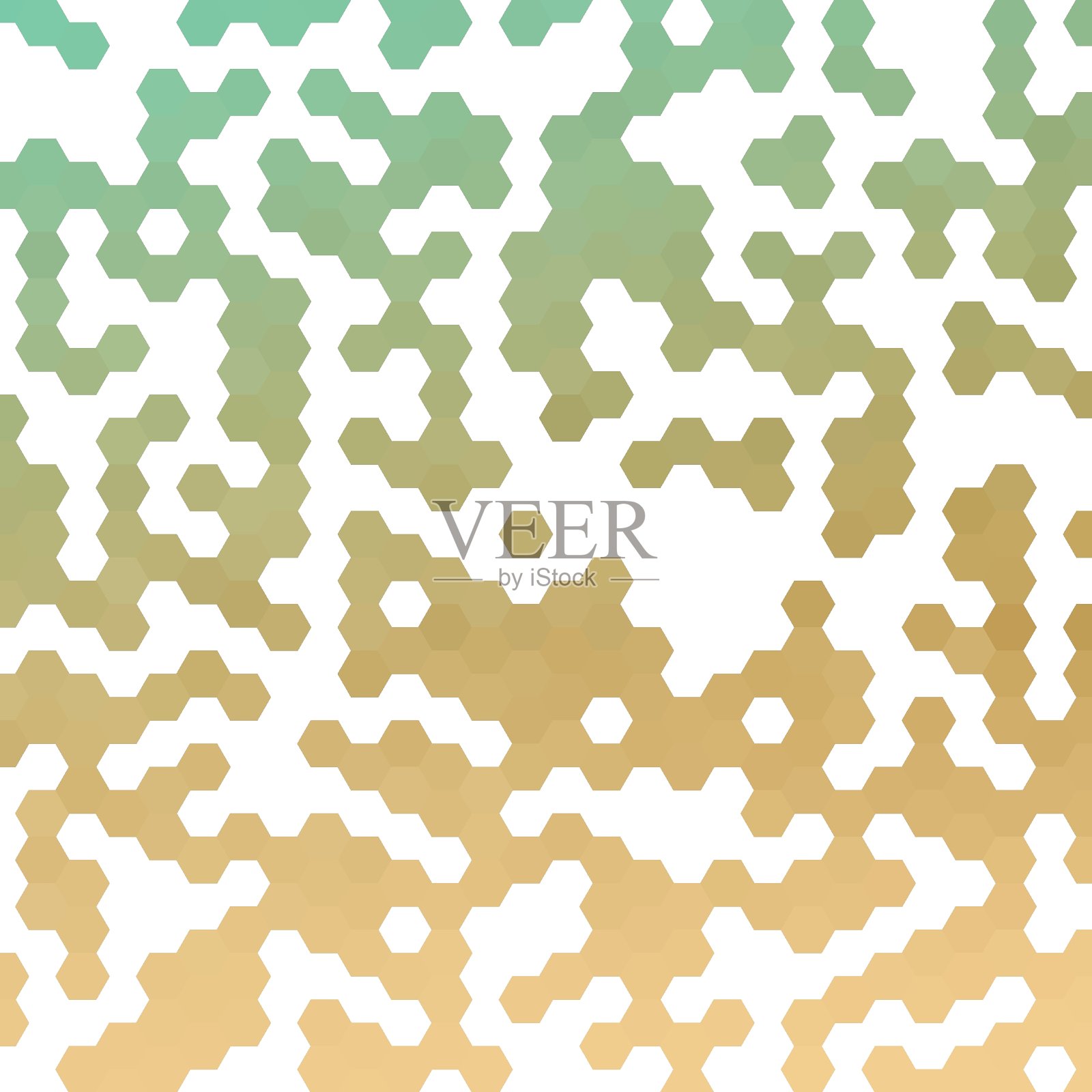 柔和的六角背景。多边形的风格。抽象矢量插图eps 10插画图片素材