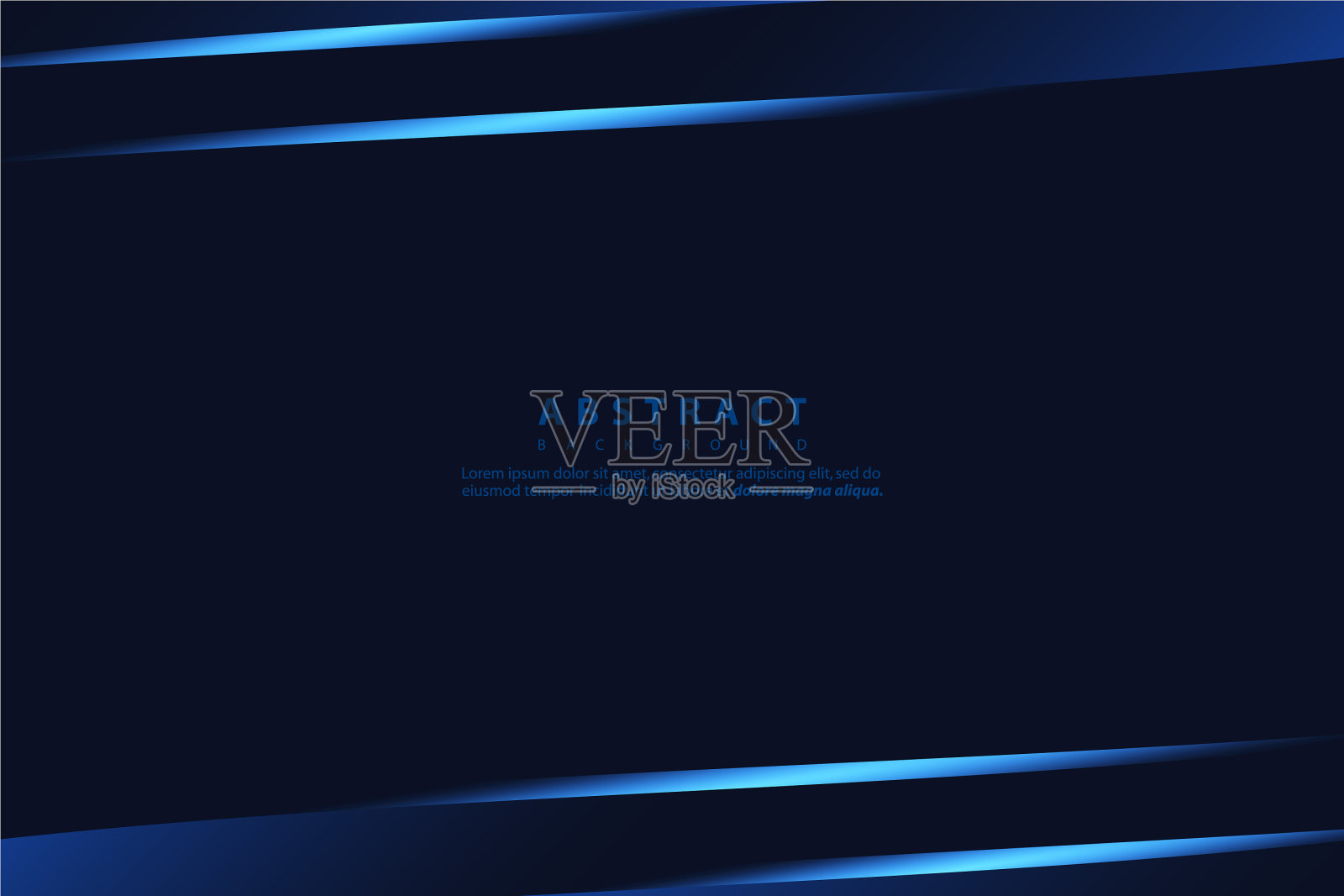 蓝色的抽象背景。科技蓝色企业概念业务。设计你的想法，小册子，横幅，展示，海报。Eps10矢量插图。插画图片素材