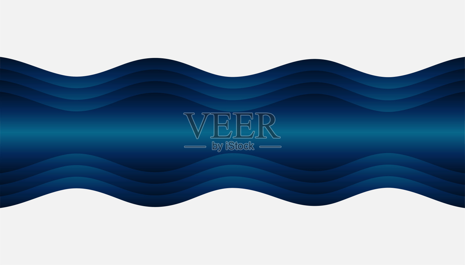 现代抽象蓝底插画图片素材