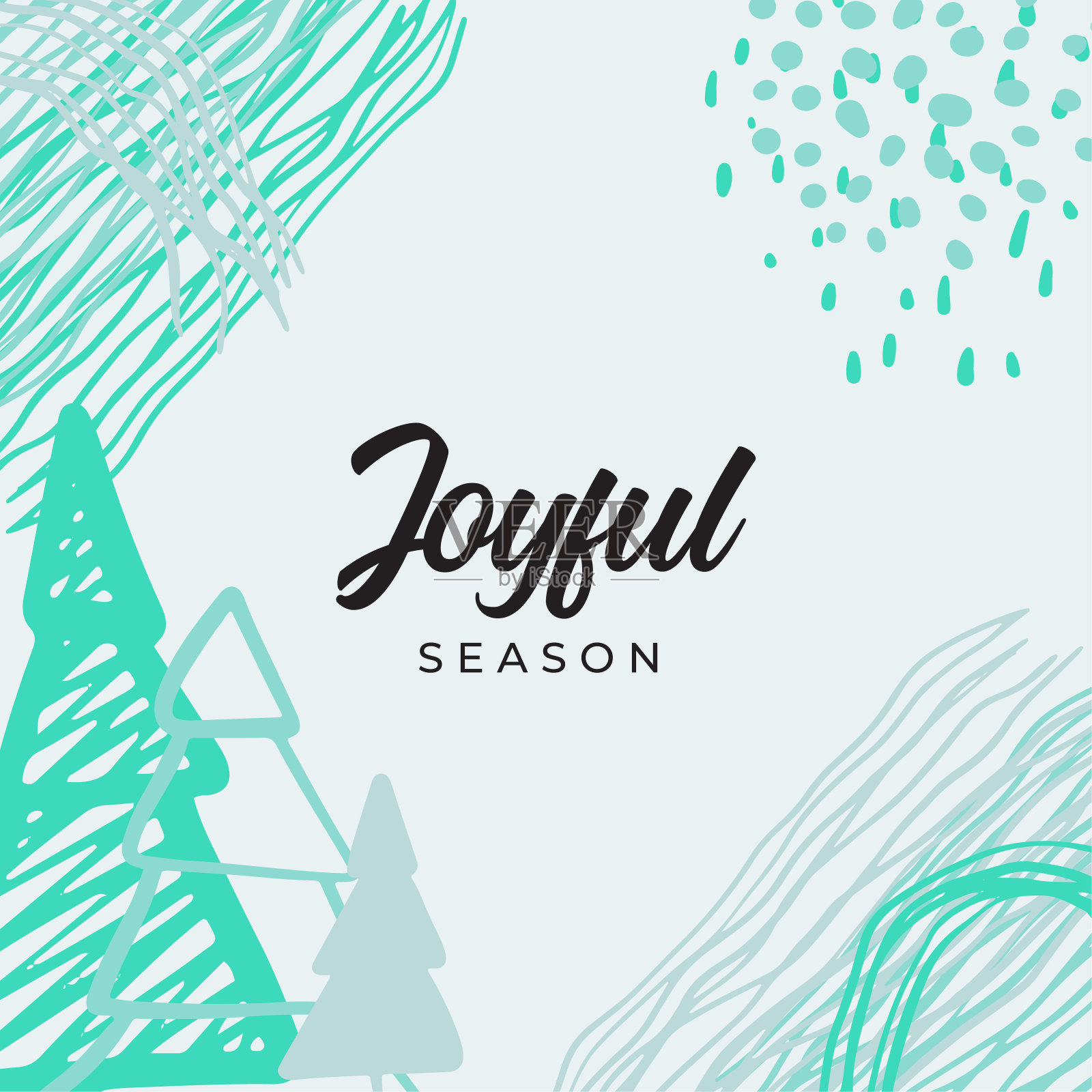 圣诞贺卡快乐。时尚抽象广场冬季假期艺术模板。新年快乐季节贺卡。适用于社交媒体发布、移动应用、横幅设计和网页/互联网广告。设计模板素材