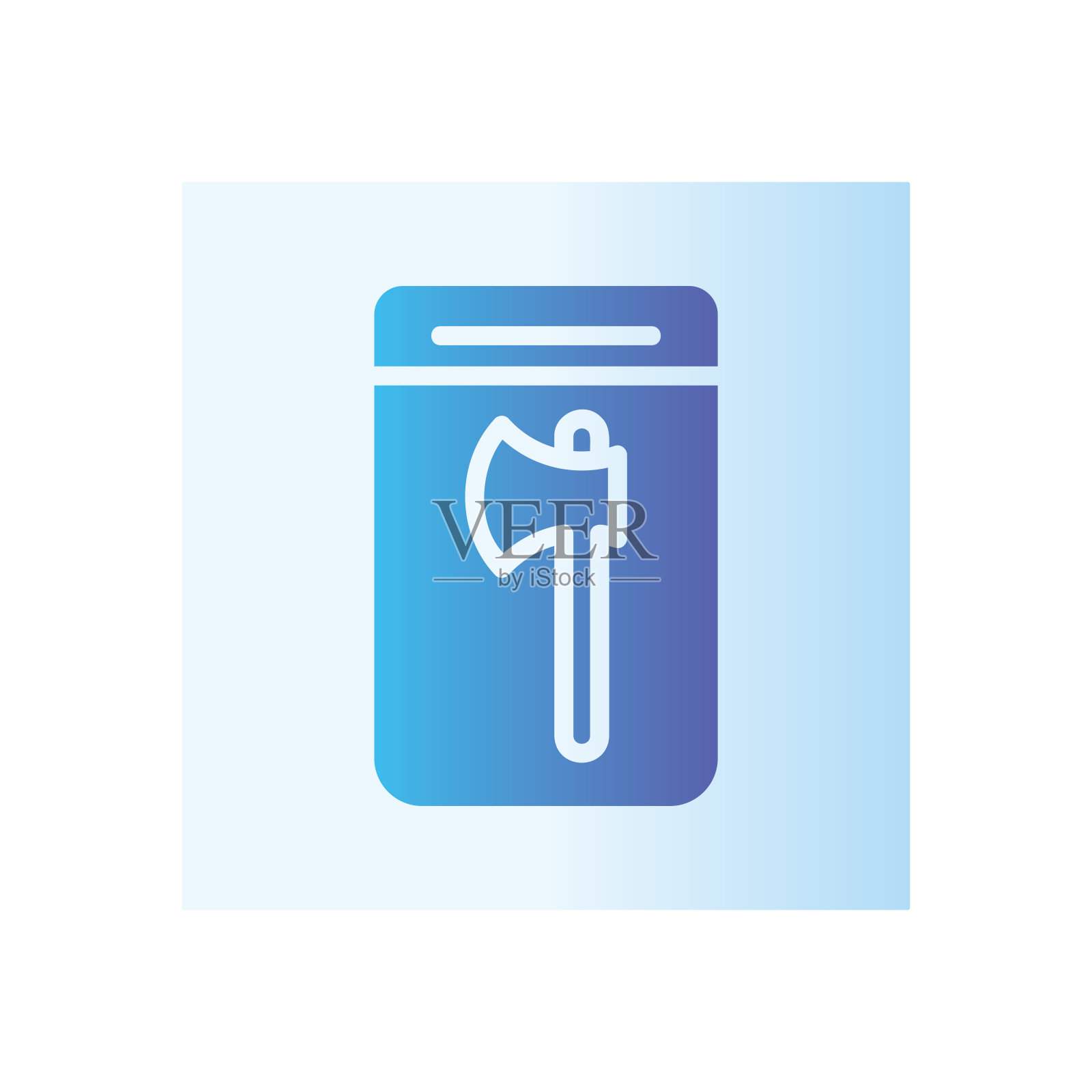 斧渐变图标破碎玻璃图标素材