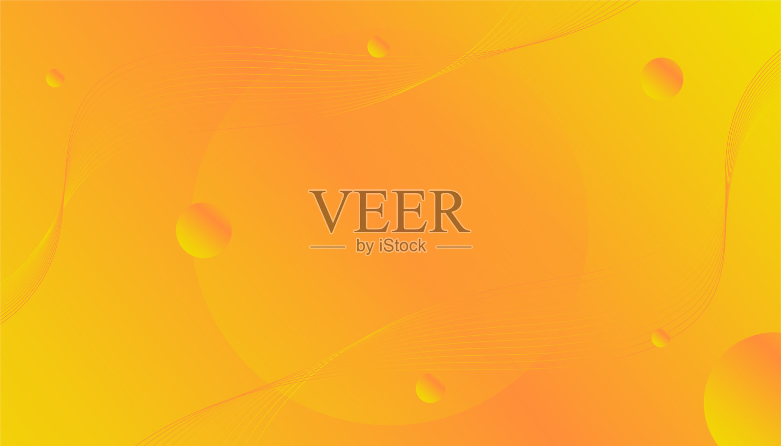 现代简约的橘黑色抽象背景插画图片素材