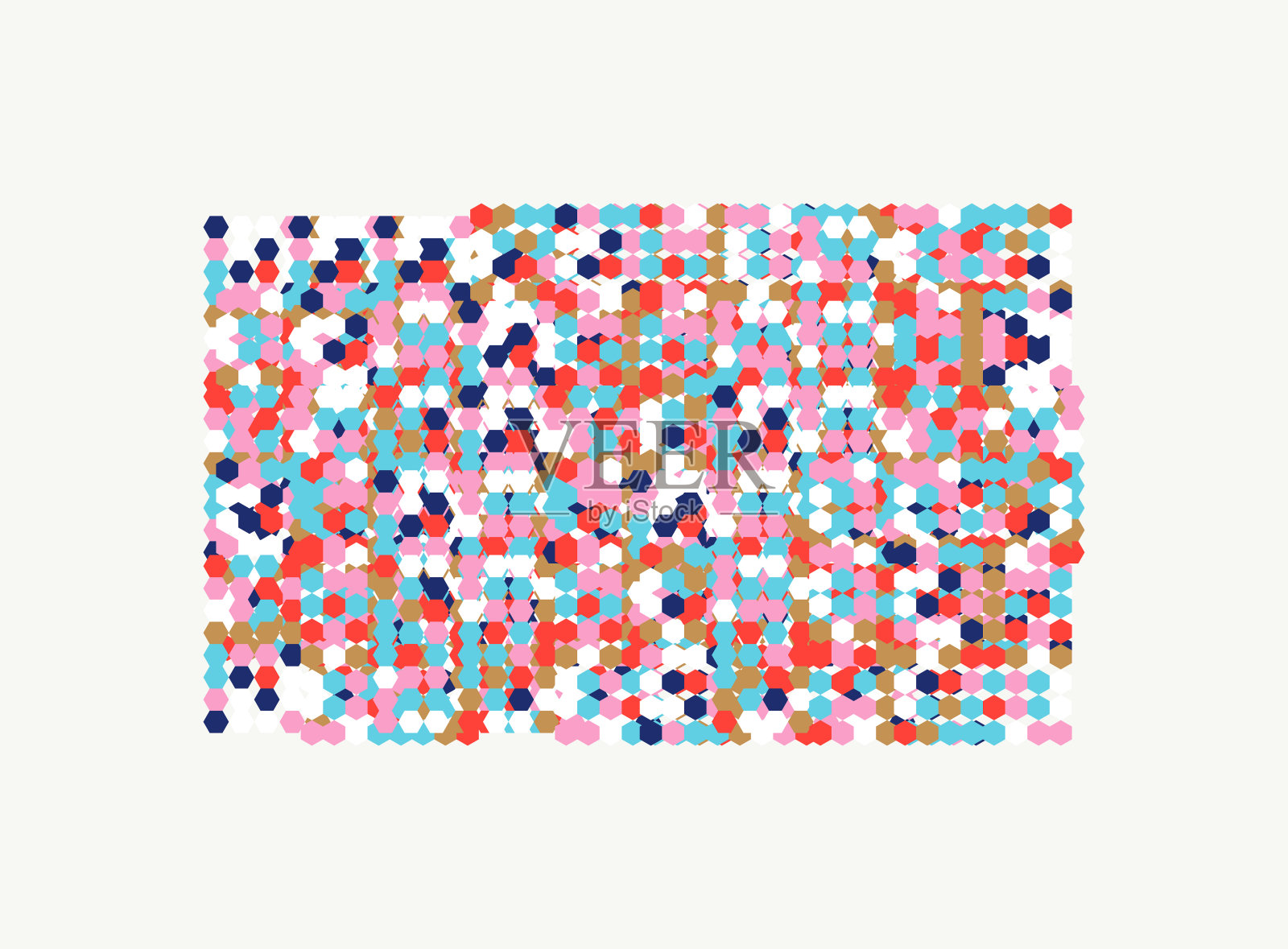 抽象矢量生成图形构成的生成设计作品插画图片素材