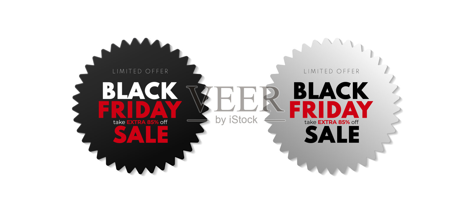 黑色星期五销售购物标签封面和网页横幅设计模板。用于海报，传单，折扣，购物，促销，广告。设计元素图片