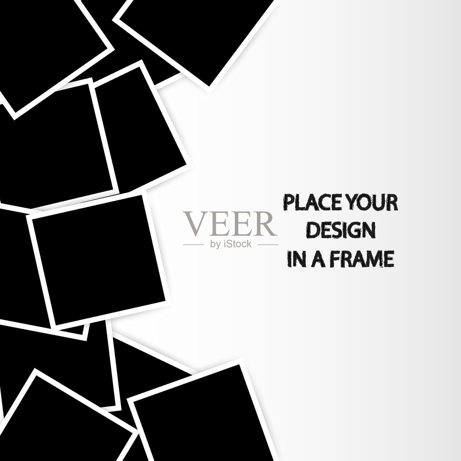 为您的照片设置一套相框。每股收益10插画图片素材