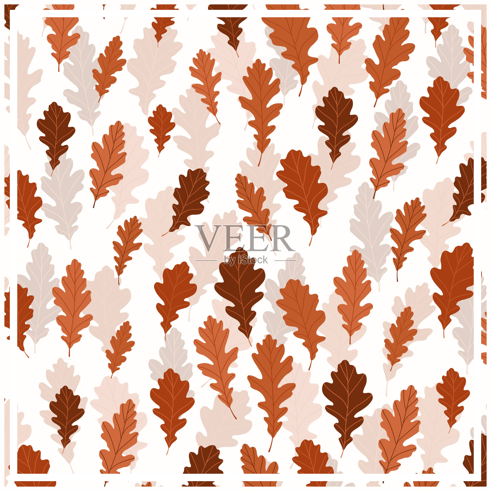 印花为头巾，大手帕，围巾，手帕，披肩，围巾。用于织物、纺织品、丝织品的方形花纹装饰。带抽象叶的佩斯利向量。植物的民间窗饰插画图片素材