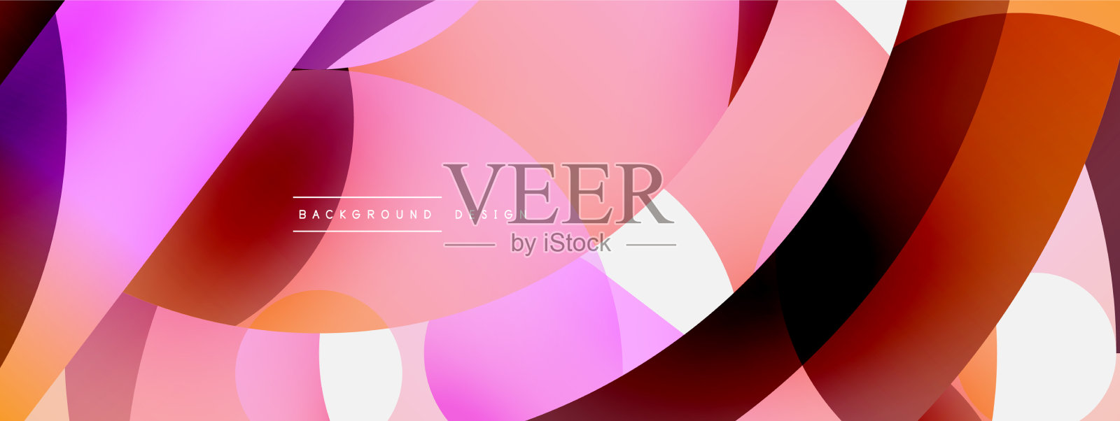 圆抽象背景插画图片素材