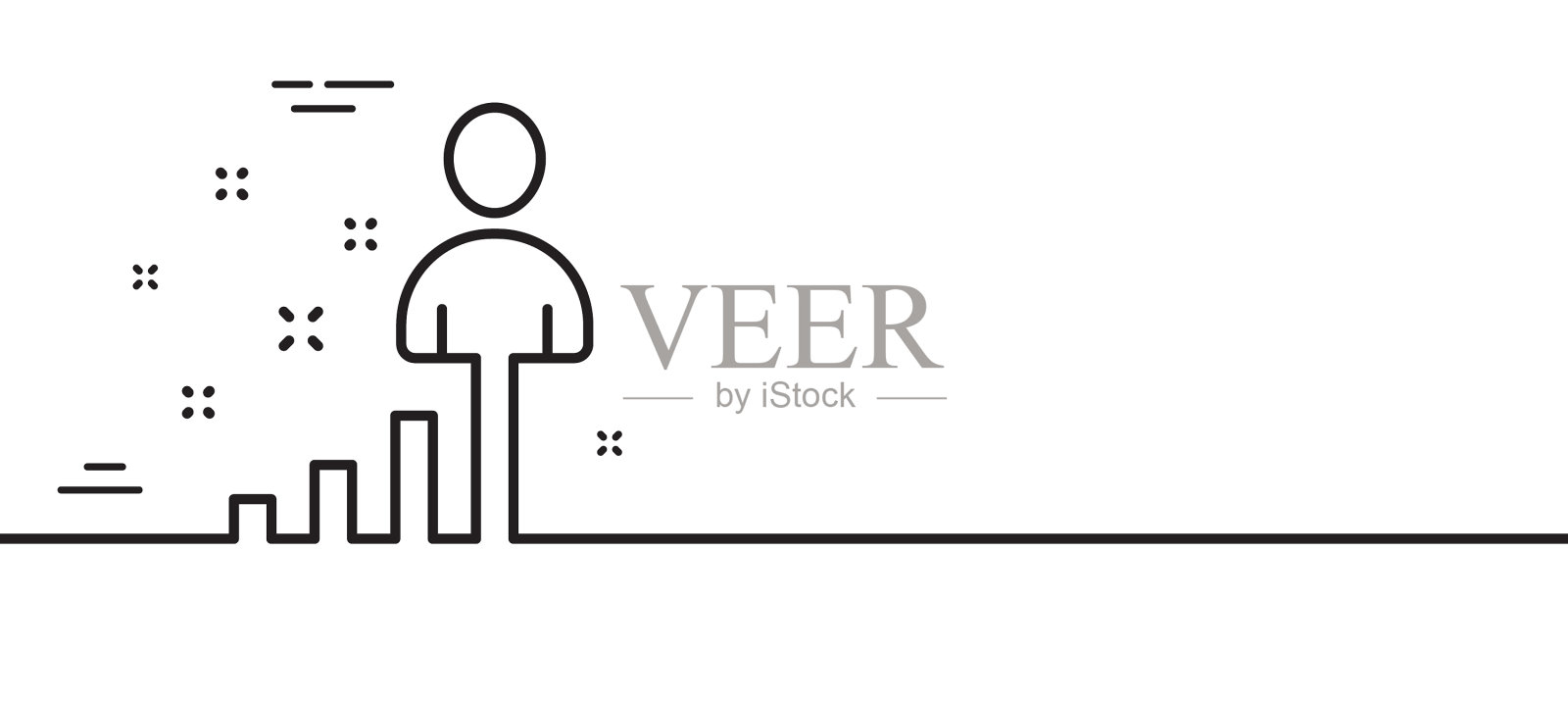 统计线图标业务管理标志最小设计元素图片