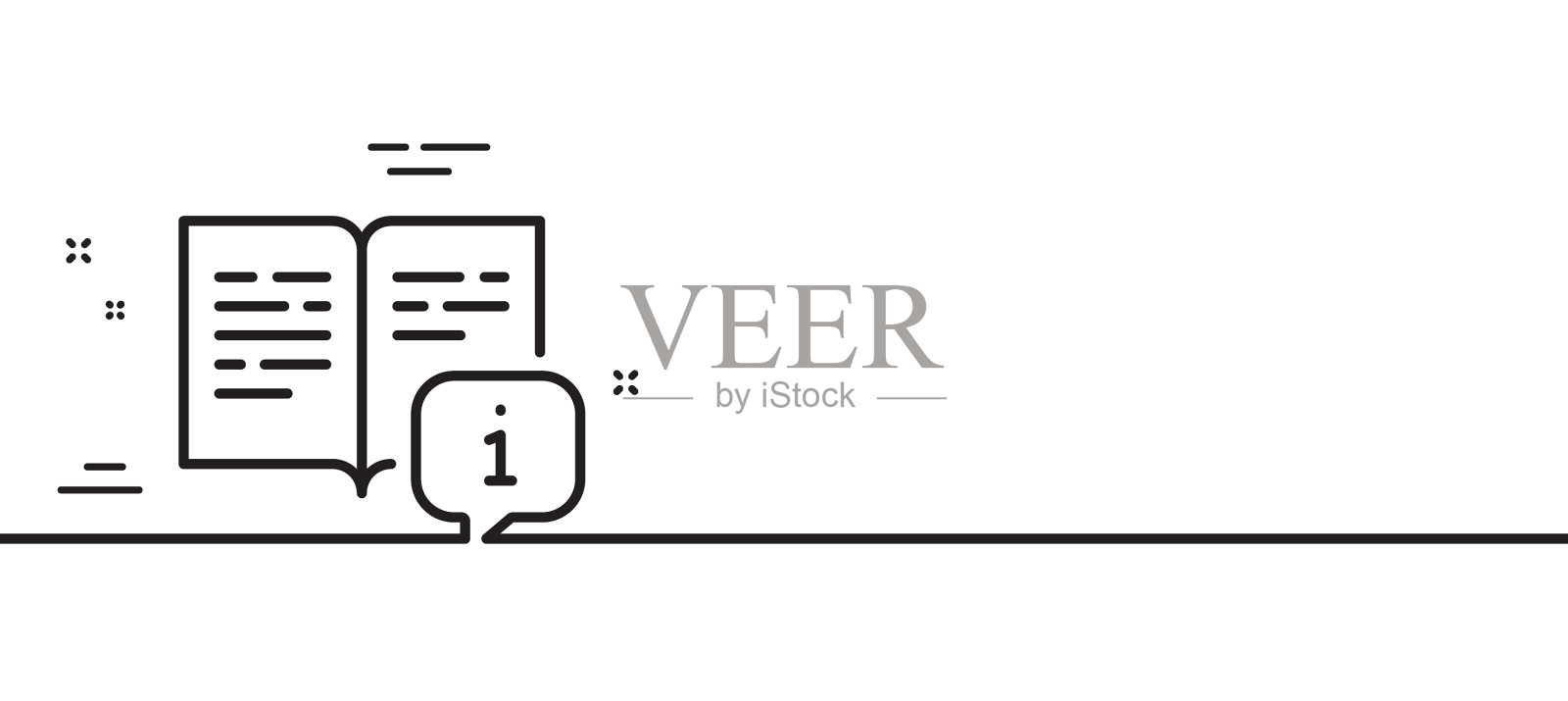 指令线图标用户手动签名最少设计元素图片