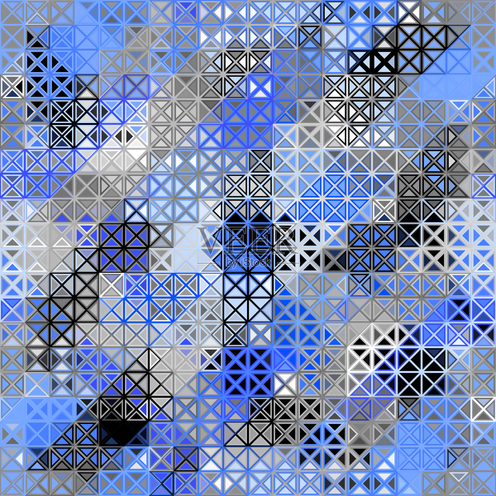 几何抽象图案在低聚风格。插画图片素材